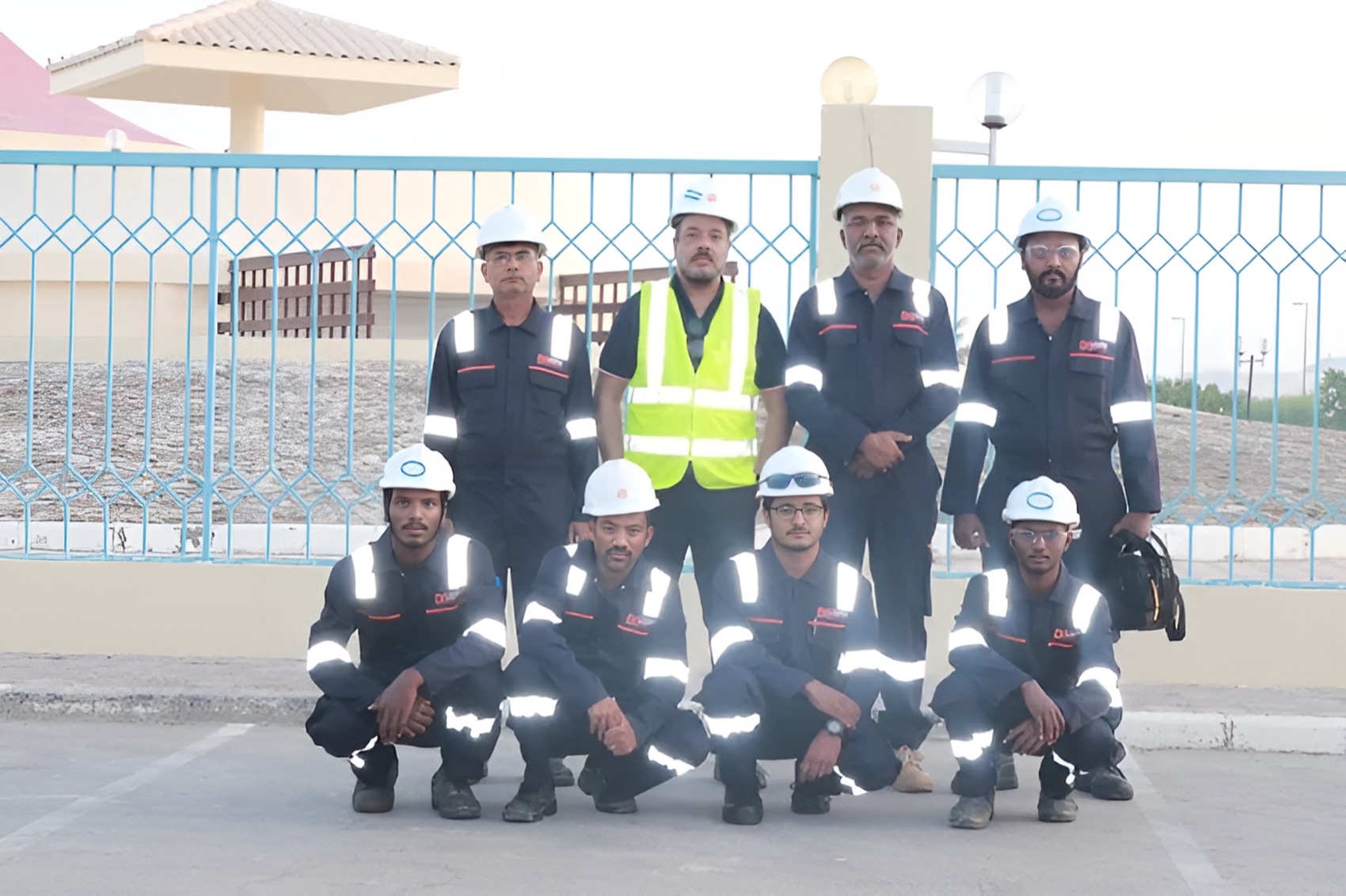 DUROCLEAN technical team in safety uniforms